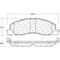 Centric Parts FLEET PERFORMANCE BRAKE PAD W/HARDWARE 306.1399 - alternate 7
